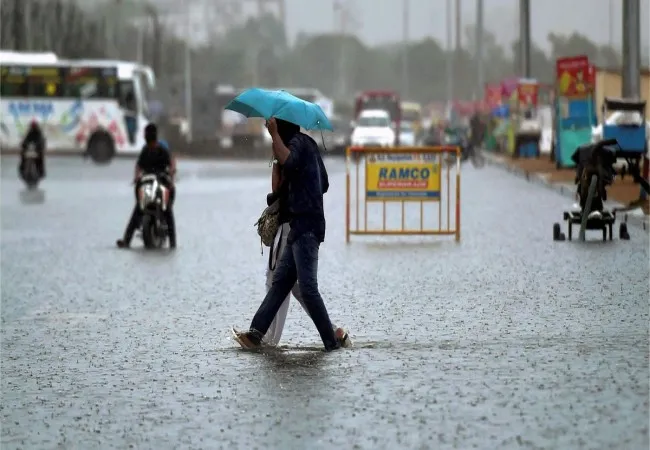 chennai heavy rains peoples happy 